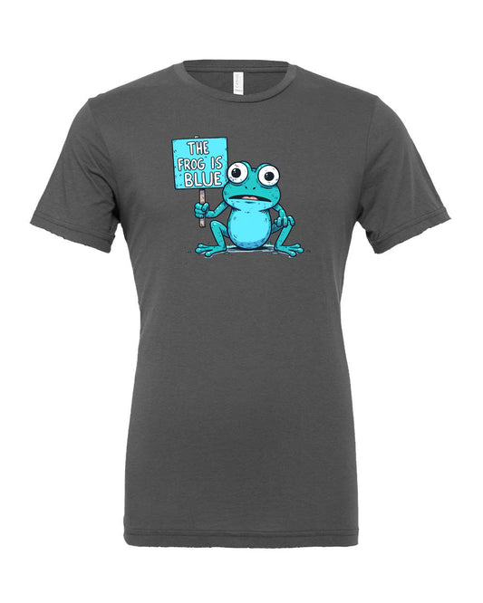 Adult The Frog is Blue Tshirt