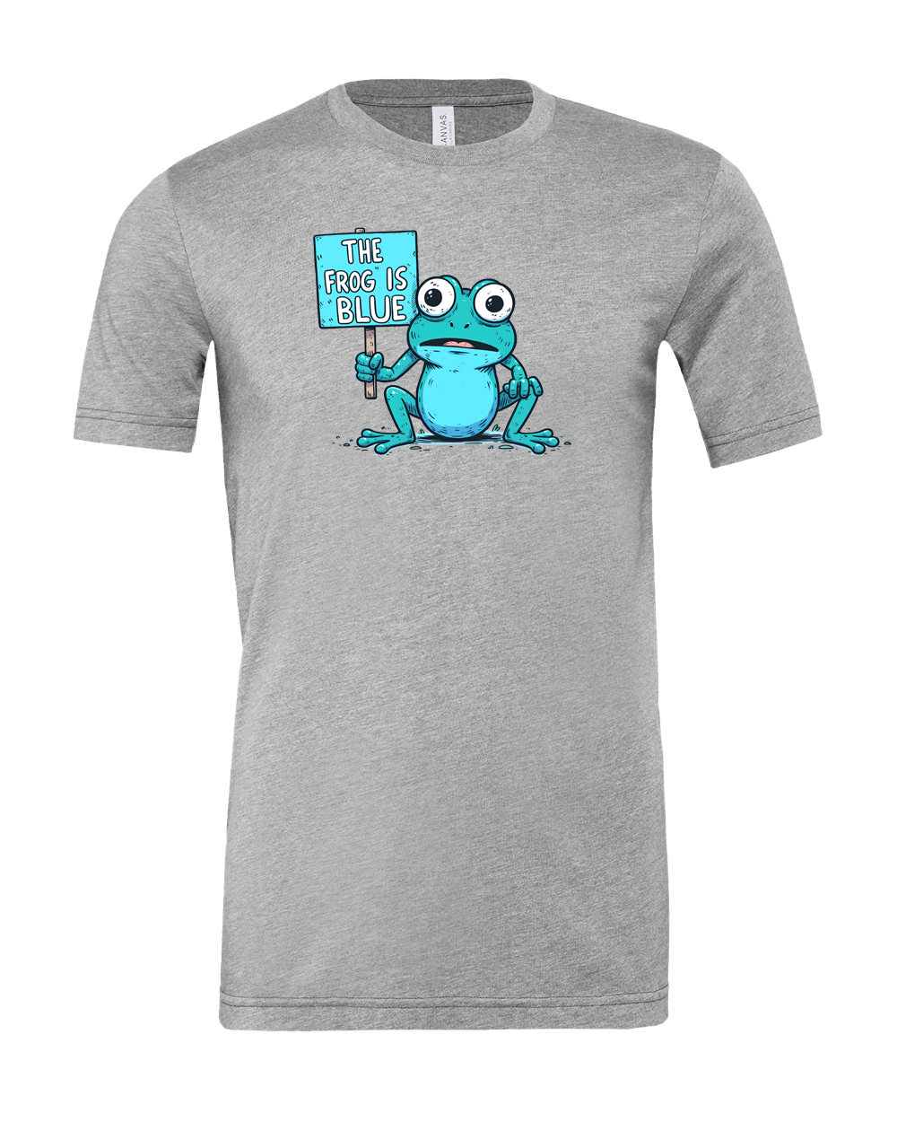 Adult The Frog is Blue Tshirt