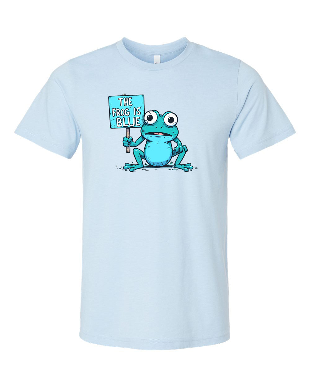 Adult The Frog is Blue Tshirt