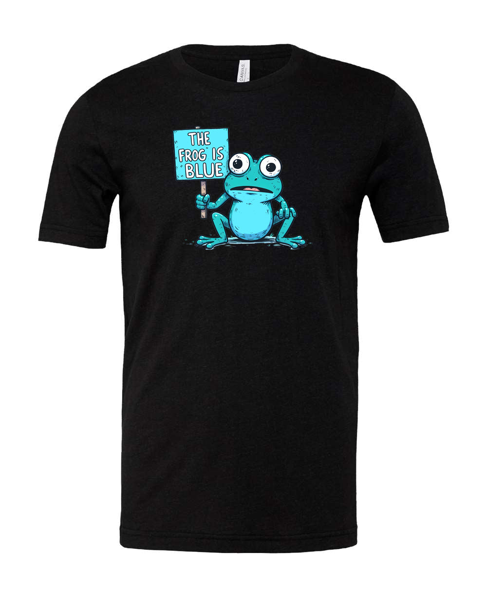 Adult The Frog is Blue Tshirt